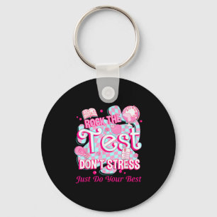 Porte-clés Jour de test Rock The Test Motivation pour enseign