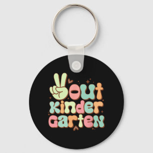 Porte-clés Jour Dernier De Jardin D'Enfants À La Maternelle