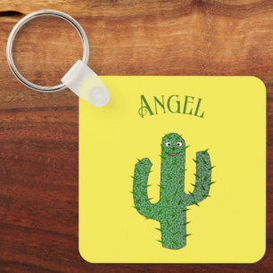 Porte-clés Jour des Morts Happy Cactus Personnalisé Anniversa