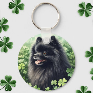 Porte-clés Jour des Saint-Patricks de Poméranie Noire