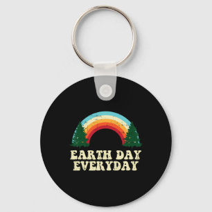Porte-clés Jour des terres Arbres de tous les jours Rainbow R