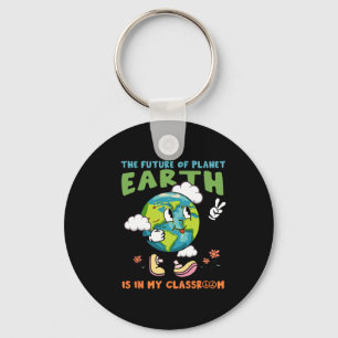 Porte-clés Jour des terres Chemise Enseignant Environnement J