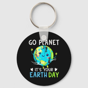 Porte-clés Jour des terres Chemise Go Planet C'est votre Jour