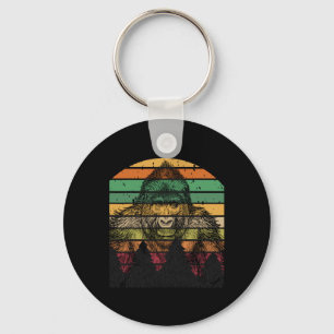 Porte-clés Jour des terres Gorilla Pinceau Vintage Hommes Fem