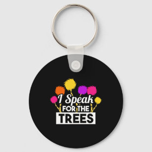 Porte-clés Jour des terres Parler Pour Les Arbres Design Natu