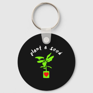 Porte-clés Jour des terres Plante Une plantation d'arbres de