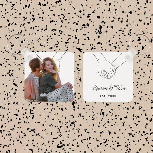 Porte-clés Jour des Valentines customisé Cadeau Couple modern