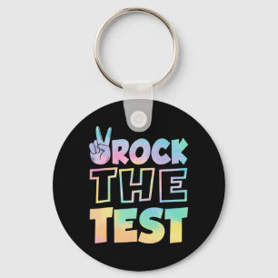 Porte-clés Jour d'essais Test Retro Motivational Teacher St