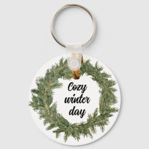 Porte-clés Jour d'hiver