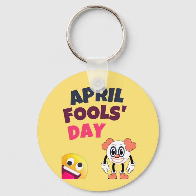 Porte-clés Jour du fou d'avril (Recto)
