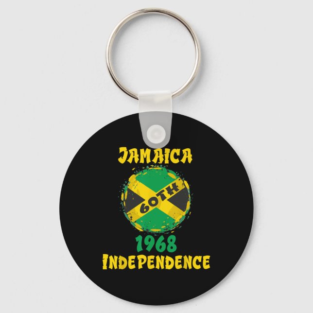 Porte-clés Jour Jamaïque 2023 61ème (Recto)