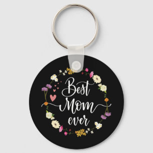 Porte-clés Jour Meilleure maman toujours Cadeaux de fille Fil