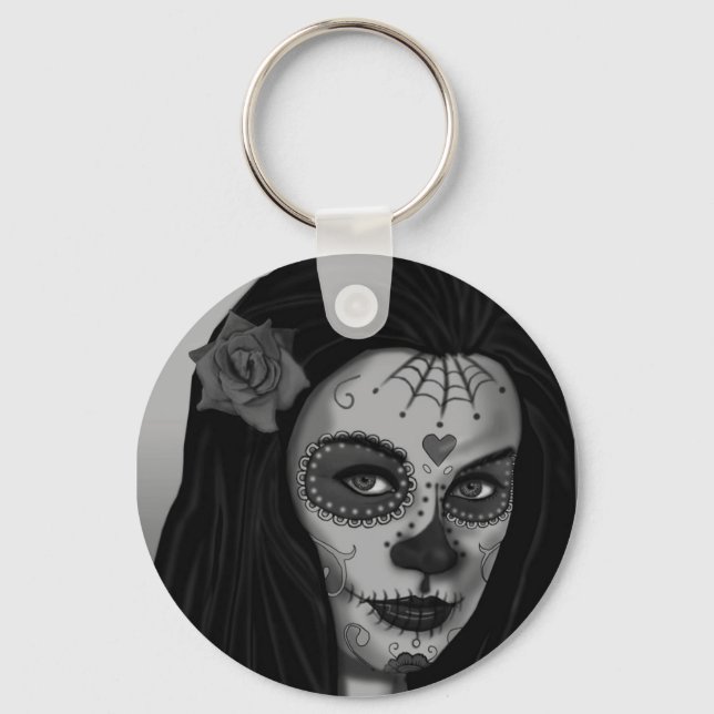 Porte-clés Jour mignon de la Porte - clé gothique morte (Recto)