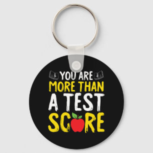 Porte-clés Jour où vous êtes plus qu'un test d'état de score