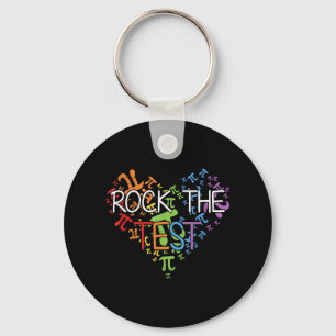 Porte-clés Jour Rock Le Test de l'enseignant Jour Rainbow Tea