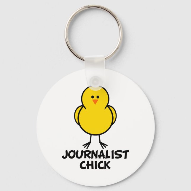 Porte-clés Journaliste Chick (Recto)