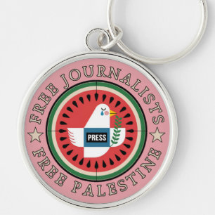 Porte-clés Journalistes libres Libérez la Palestine
