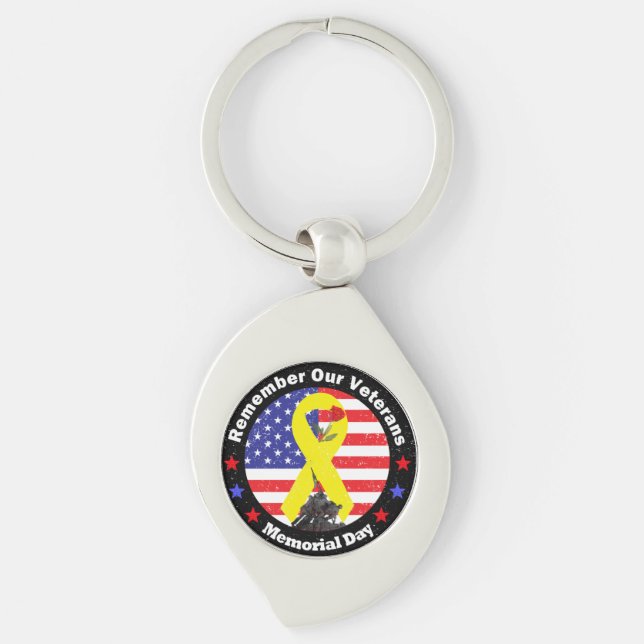 Porte-clés Journée commémorative (Devant)