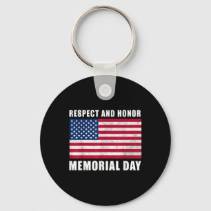Porte-clés Journée commémorative du respect et de l'honneur