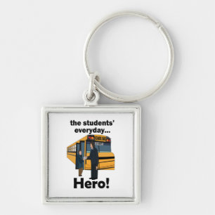 Porte-clés Journée d'appréciation des héros conducteurs d'aut