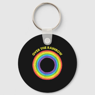 Porte-clés Journée de la terre arc-en-ciel 22 avril sauvez la