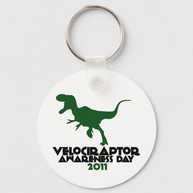 Porte-clés Journée de sensibilisation Velociraptor 2011 (Recto)
