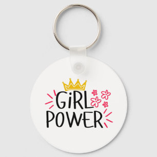 Porte-clés Journée des femmes Girl Power