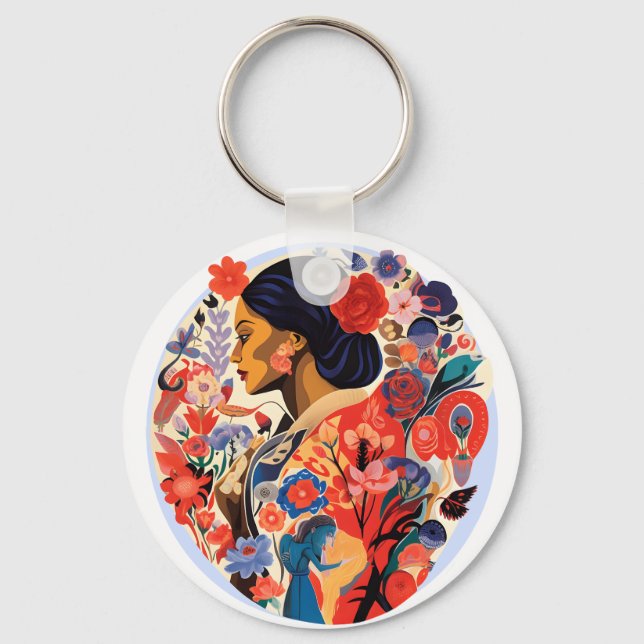 Porte-clés Journée internationale de la femme (Recto)