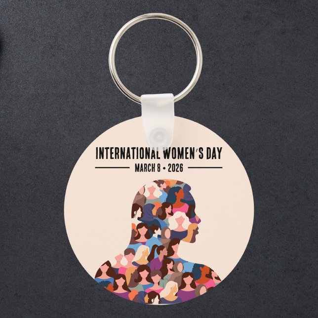 Porte-clés Journée internationale de la femme (Créateur téléchargé)
