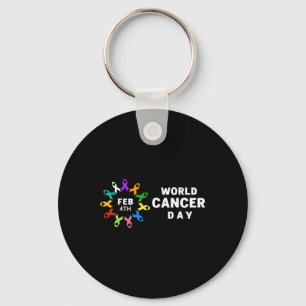 Porte-clés Journée mondiale du cancer - Sensibilisation au ca