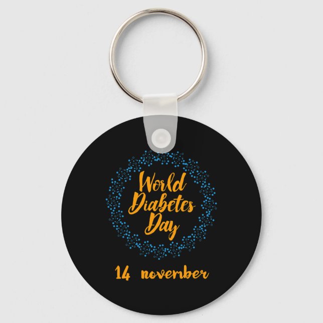 Porte-clés Journée mondiale du diabète  (Recto)