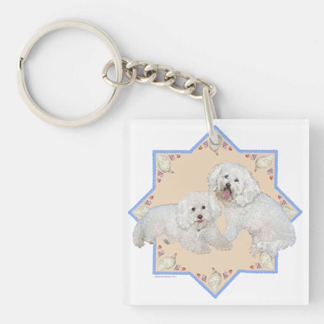 Porte-clés Journées de plage des Bichons (Devant)