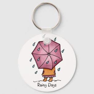 Porte-clés Jours de pluie