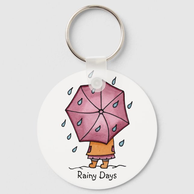 Porte-clés Jours de pluie (Recto)