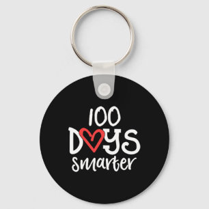 Porte-clés Jours Smarter 100ème Jour De L'École Enseignant De