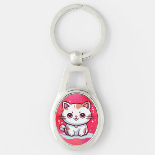 Porte-clés Jovely Chat Kawaii Style Clipart-47758