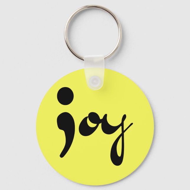 Porte-clés Joy Semicolon Porte - clé (Recto)