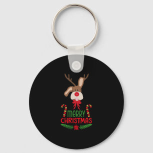 Porte-clés Joyeuse chemise de Noël, Rudolph-Noël