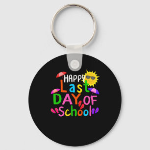 Porte-clés Joyeuse Dernière Journée D'Enseignant Diplôme D'Ét