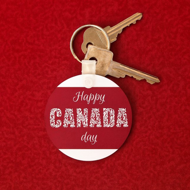 Porte-clés Joyeuse fête du Canada (Créateur téléchargé)