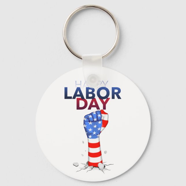 Porte-clés Joyeuse fête du Travail  (Recto)