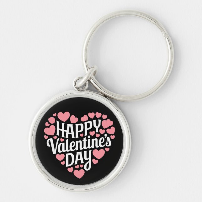 Porte-clés Joyeuse Saint Valentin drôle cœur amour Valentin  (Devant)