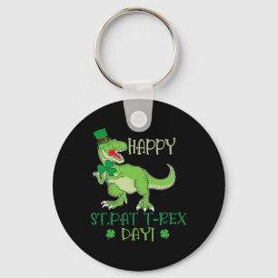 Porte-clés Joyeuse St Patrex journée Pat T-rex Dino Irlandais