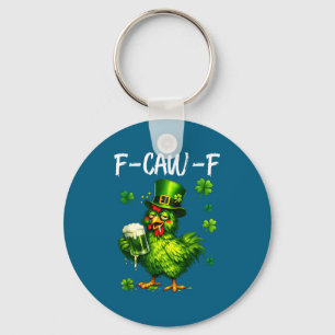 Porte-clés Joyeuse St Patrick, chanceux poulet F-C-F