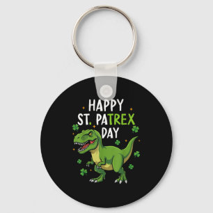 Porte-clés Joyeuse St Patrick jour pa trex dinosaure garçons