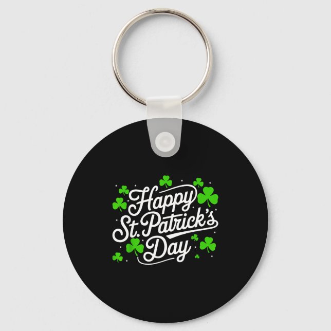 Porte-clés Joyeuse St Patrick shamrock irlandais drôle hommes (Recto)