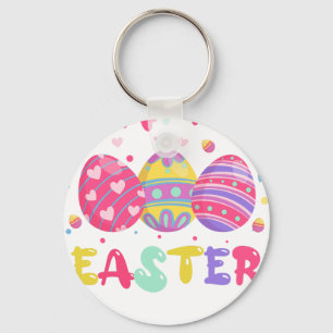 Porte-clés Joyeuses Pâques (3), Rétro, Vintage