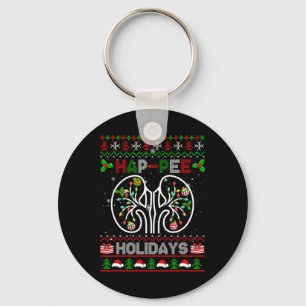 Porte-clés Joyeuses vacances Noël Dialyse Infirmière Kidney P