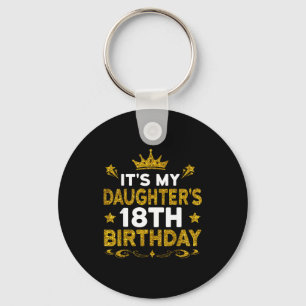 Porte-clés Joyeux 18e anniversaire de ma fille joyeux anniver