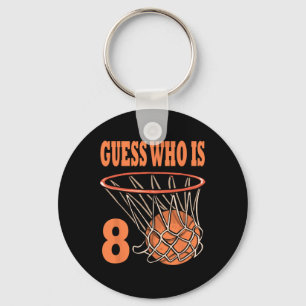 Porte-clés Joyeux 8e anniversaire 8 ans Basketball 8e anniver